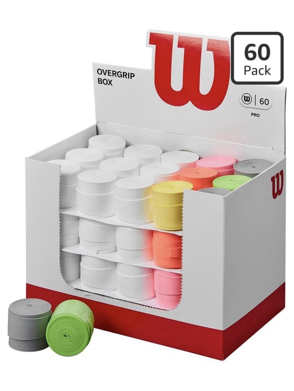 Wilson Pro Overgrip 56 Pack Assorted Colors READ